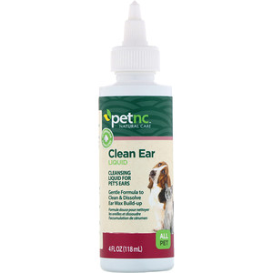 Отзывы о petnc NATURAL CARE, Clean Ear Liquid, All Pet, 4 fl oz (118 ml)