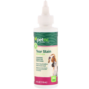 Отзывы о petnc NATURAL CARE, Tear Stain Remover, All Pet, 4 fl oz (118 ml)