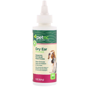 Отзывы о petnc NATURAL CARE, Pet Natural Care, Dry Ear Powder, All Pet, 1 oz (28.4 g)