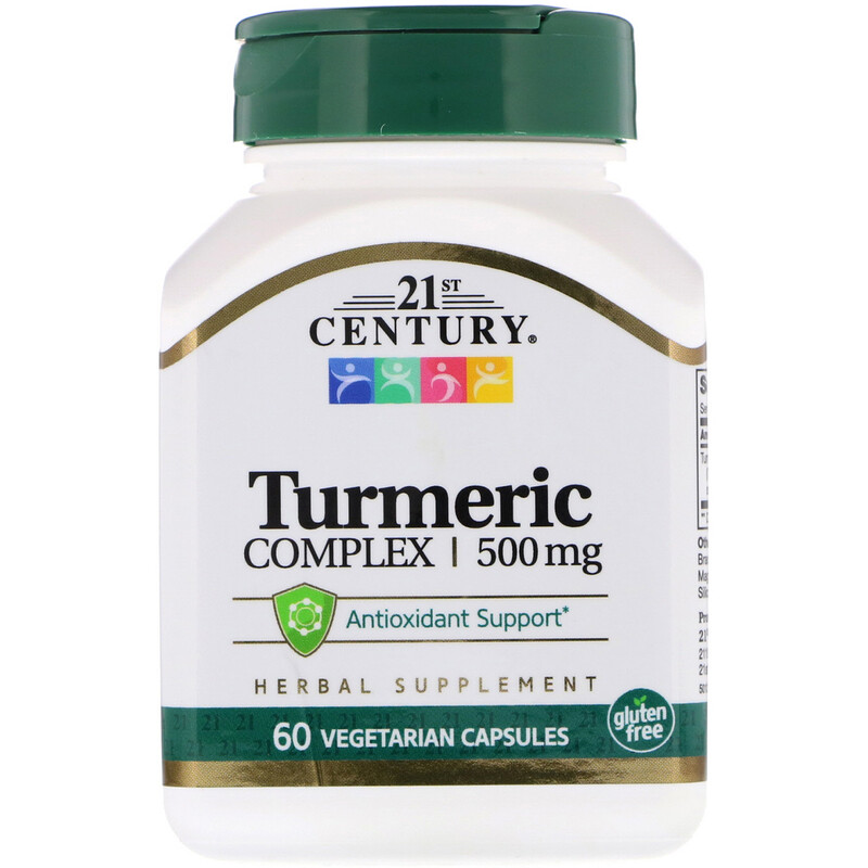 21st Century, Turmeric Complex, 500 mg, 60 Veggie Caps iHerb