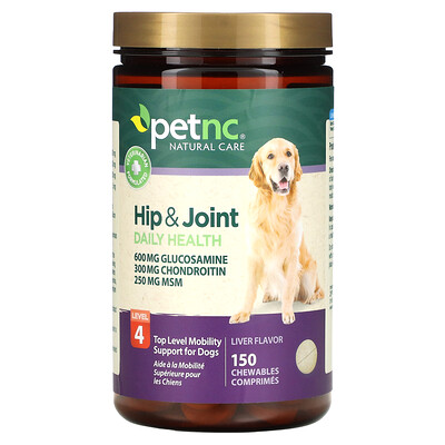 

petnc NATURAL CARE Hip & Joint Daily Health Level 4 Liver 150 Chewables