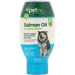 petnc NATURAL CARE, Alaska Wild Salmon Oil, For Dogs, 18 oz (532 ml) отзывы