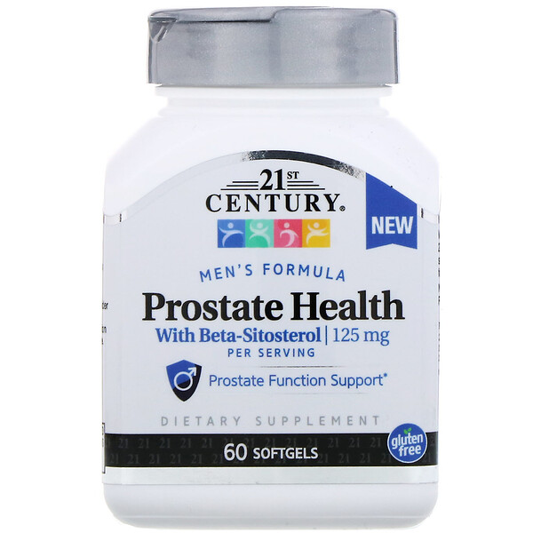 Prostate Health with Beta-Sitosterol, 125 mg, 60 Softgels