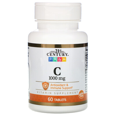 21st Century витамин C, 1000 мг, 60 таблеток