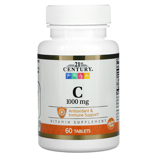 21st Century, Vitamina C, 1.000 mg, 60 Comprimidos