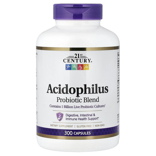 21st Century, Acidophilus Probiotic Blend, probiotische Acidophilus-Mischung, 300 Kapseln