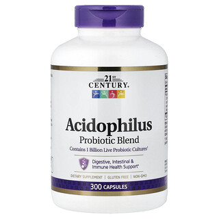 21st Century, Acidophilus Probiotic Blend, 300 Capsules