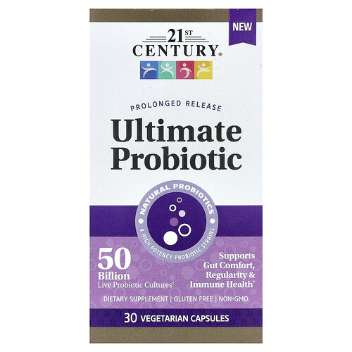 21st Century Ultimate Probiotic, 50 Billion, 30 Vegetarian Capsules