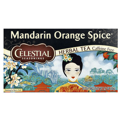Celestial Seasonings, Herbal Tea, Mandarin Orange Spice®, Caffeine Free, 20 Tea Bags, 1.9 oz (55 g)