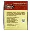 Celestial Seasonings, Herbal Tea, Cinnamon Apple Spice, Caffeine Free, 20 Tea Bags, 1.7 oz (48 g)