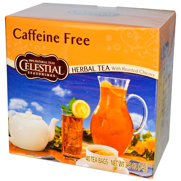 Celestial Seasonings, Herbal Tea With Roasted Chicory, Caffeine Free