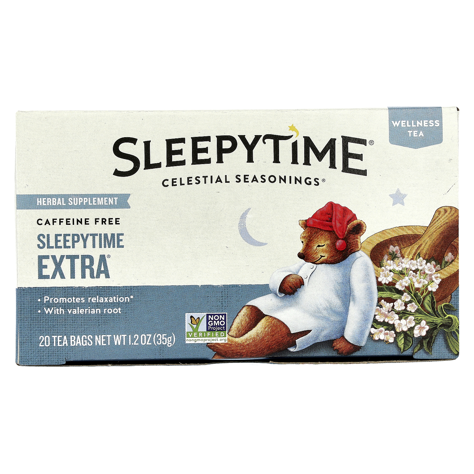 ウェルネスティー、Sleepytime Extra®、カフェインフリー、ティー