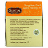 Celestial Seasonings, 草本茶，無咖啡萃取，睡眠幫助桃花，20 茶包，1.0 盎司（29 克）