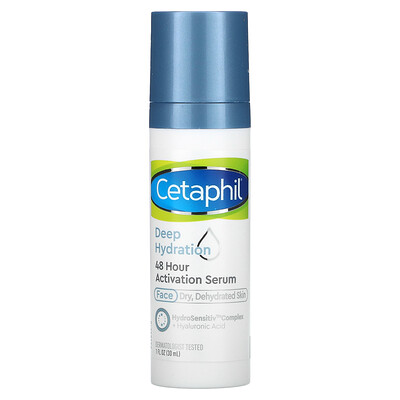 Cetaphil 48 Hour Activation Serum, Deep Hydration, 1 fl oz (30 ml)