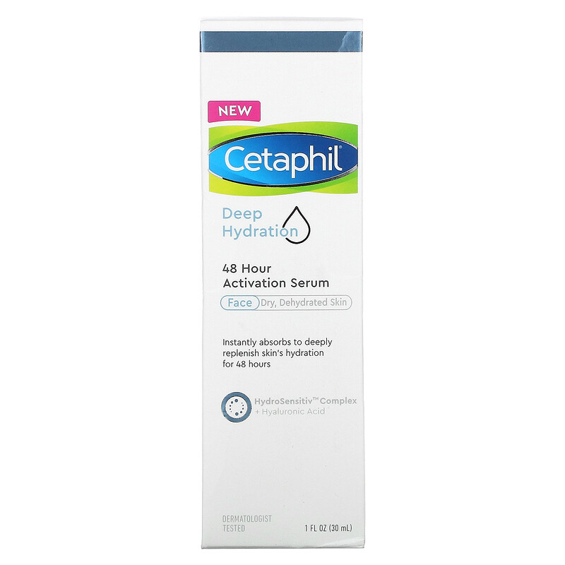 Cetaphil 48 Hour Activation Serum Deep Hydration 1 Fl Oz 30 Ml Iherb