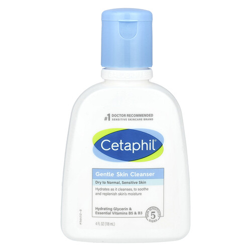 Cetaphil, Gentle Skin Cleanser, Fragrance Free, 4 fl oz (118 ml)