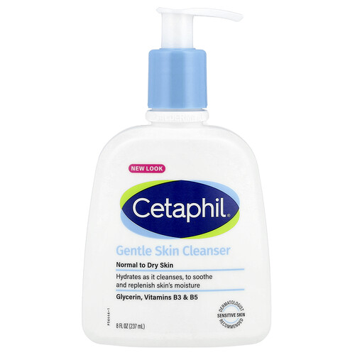 Cetaphil Gentle Skin Cleanser, Normal to Dry Skin, Fragrance Free, 8 fl oz (237 ml)