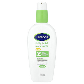 Cetaphil, Päivittäinen kasvovoide, aurinkosuoja, SPF 35, hajusteeton, 88 ml