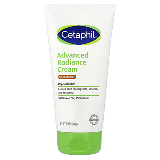 Cetaphil, 乳木果油高级舒缓霜，持续干燥、敏感肌肤，6 盎司（170 克）