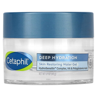 Cetaphil, Дълбока хидратация, Възстановяващ кожата воден гел, 1,7 унции (48 g)