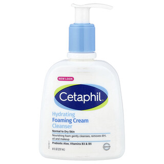 Cetaphil, Hidratantna pjenasta krema za čišćenje, normalna do suha koža, 237 ml