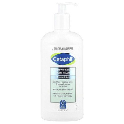 Photos - Shower Gel Cetaphil , Flare-Up Relief Body Wash, 20 fl oz  CET-11803 (591 ml)