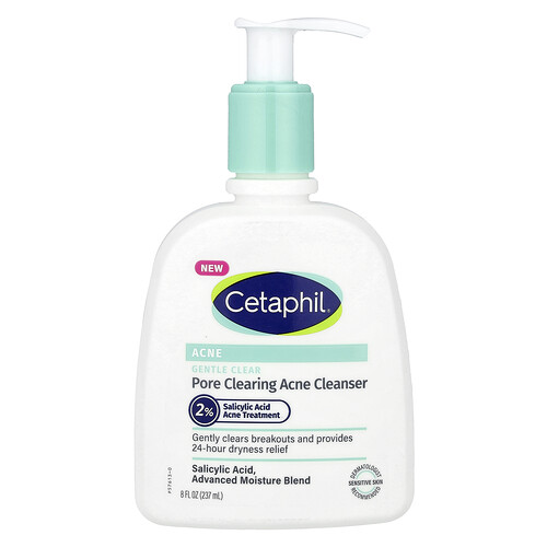 Cetaphil Gentle Clear, Pore Clearing Acne Cleanser, 8 fl oz (237 ml)