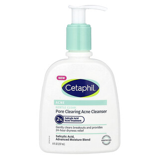 Cetaphil, Gentle Clear，清亮膚色抗痘潔面乳，8 液量盎司（237 毫升）