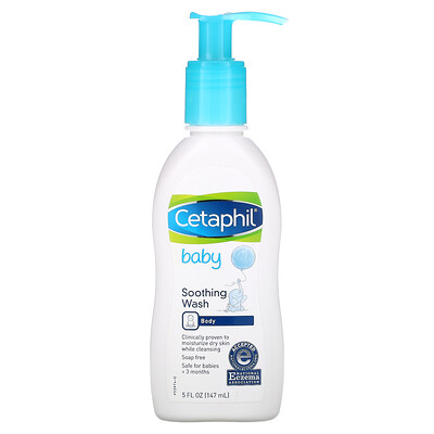 Cetaphil Baby, Soothing Wash, 5 fl oz (147 ml)