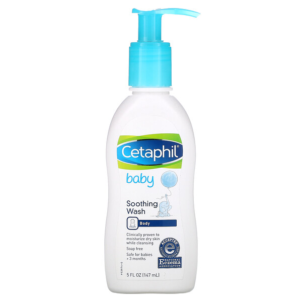 Cetaphil‏, Baby, Soothing Wash, 5 fl oz (147 ml)