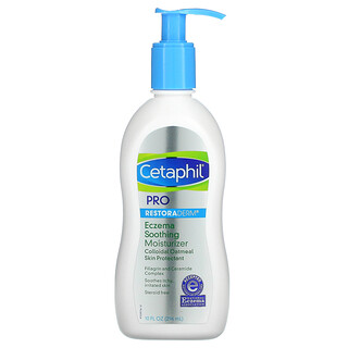 Cetaphil, Pro 系列，濕疹舒緩潤膚霜，乾性皮膚，10 液量盎司（296 毫升）