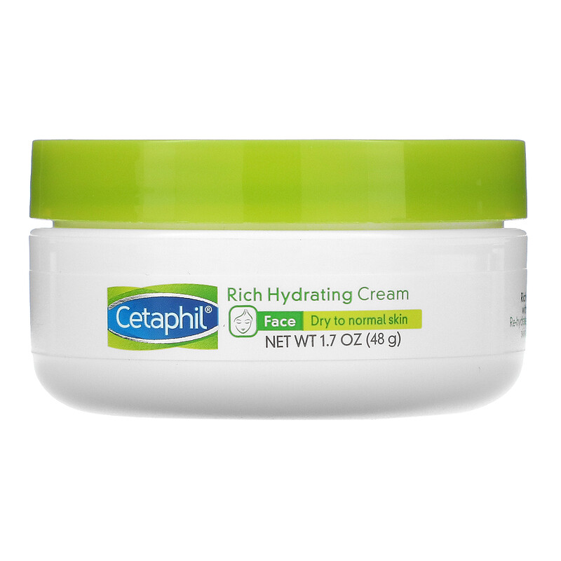 Cetaphil, Rich Hydrating Cream with Hyaluronic Acid, 1.7 oz (48 g) iHerb