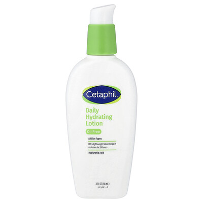 Product Image for Cetaphil, Daily Hydrating Lotion, Oil Free, All Skin Types, 3 fl oz (88 ml)