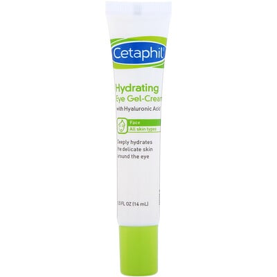 Cetaphil Hydrating Eye Gel-Cream with Hyaluronic Acid, 0.5 fl oz (14 ml)