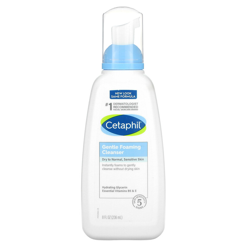 Cetaphil Gentle Foaming Cleanser Dry To Normal Sensitive Skin Fragrance Free Fl Oz Ml