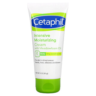 Cetaphil, Crema hidratante intensiva con aceite de pradera, 3 oz (85 g)