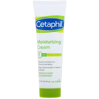 Cetaphil, Moisturizing Cream, Very Dry, Sensitive Skin, 3 oz  (85 g)