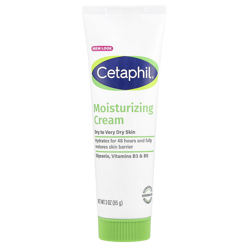 Cetaphil Moisturizing Cream, Fragrance Free, 3 oz (85 g)