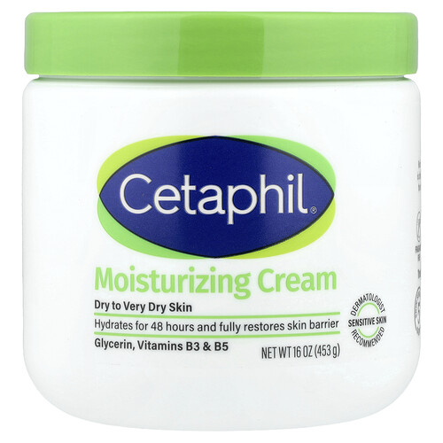 Cetaphil, Feuchtigkeitscreme, trockene bis sehr trockene Haut, parfümfrei, 453 g
