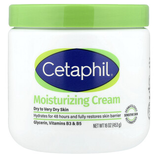Cetaphil, Crème hydratante, sans parfum, 453 g