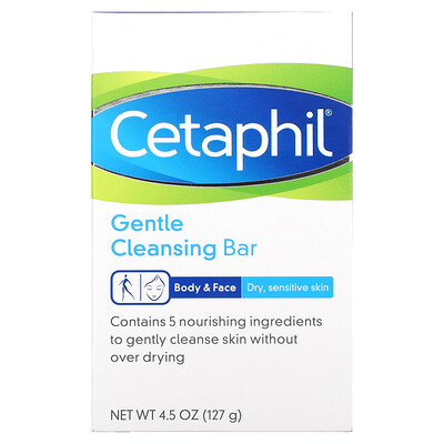 Cetaphil мягкое очищающее средство, 127 г (4,5 унции)