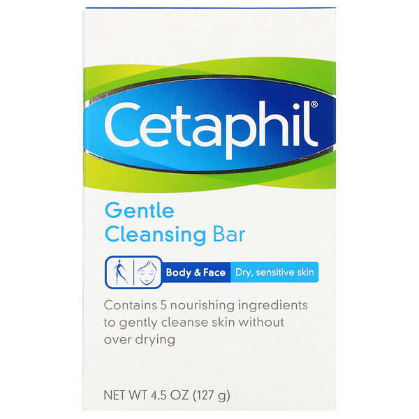 Gentle Cleansing Bar, 4.5 oz (127 g)