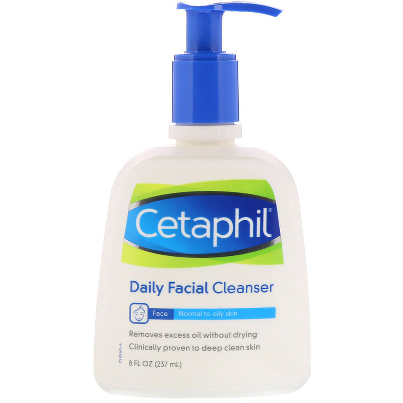 iHerb 3.8 婦女節網購 優惠 Cetaphil, 日常臉部清潔劑，8液體盎司（237毫升）
