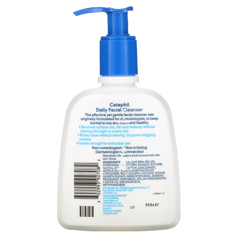 Cetaphil, Daily Facial Cleanser, 8 fl oz (237 ml) iHerb