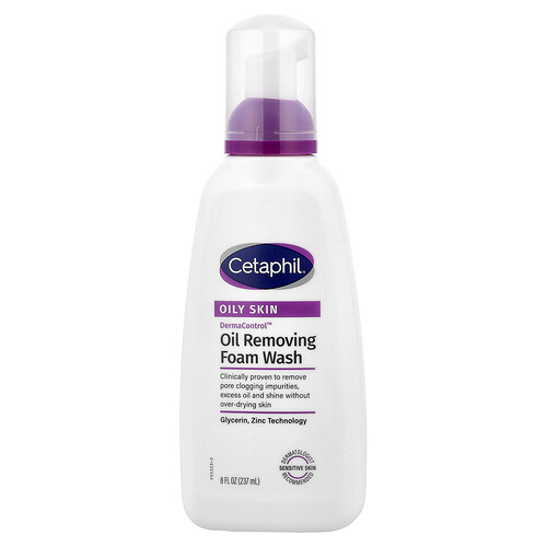 Cetaphil, Derma Control™, Oil Removing Foam Wash, ölentfernender Reinigungsschaum, 237 ml (8 fl. oz.)