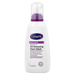 Cetaphil, Derma Control™, Майды кетіруге арналған көбік-жуғыш, 8 сұйық унция (237 мл)