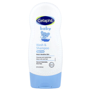 Cetaphil, Baby, Wash & Shampoo, 7.8 fl oz (230 ml)