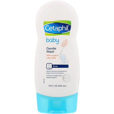 Cetaphil Baby, деликатное очищающее средство, 230 мл