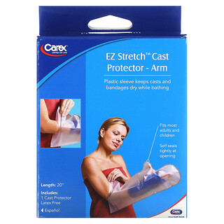 Carex, EZ Stretch，石膏保護套，手臂，1 件石膏保護套