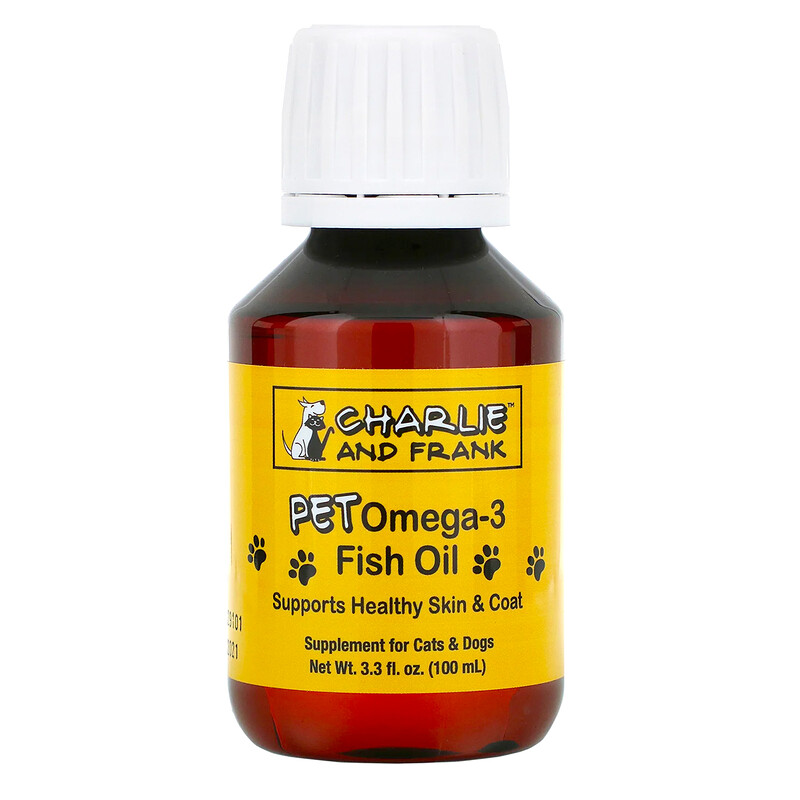 Charlie & Frank, Pet Omega3 Fish Oil, For Cats & Dogs, 3.3 fl. oz